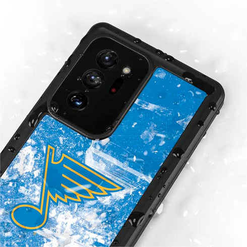 NHL St. Louis Blues Iced Galaxy Note20 Ultra 5G Waterproof Case